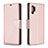 Funda de Cuero Cartera con Soporte Carcasa B06F para Samsung Galaxy Note 10 Plus 5G Oro Rosa