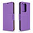 Funda de Cuero Cartera con Soporte Carcasa B06F para Samsung Galaxy S20 Plus Morado