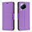 Funda de Cuero Cartera con Soporte Carcasa B06F para Xiaomi Civi 3 5G Morado