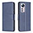 Funda de Cuero Cartera con Soporte Carcasa B06F para Xiaomi Mi 12X 5G Azul