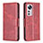 Funda de Cuero Cartera con Soporte Carcasa B06F para Xiaomi Mi 12X 5G Rojo