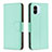 Funda de Cuero Cartera con Soporte Carcasa B06F para Xiaomi Poco C50 Verde