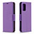 Funda de Cuero Cartera con Soporte Carcasa B06F para Xiaomi Poco M3 Morado