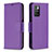 Funda de Cuero Cartera con Soporte Carcasa B06F para Xiaomi Redmi 10 (2022) Morado