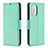 Funda de Cuero Cartera con Soporte Carcasa B06F para Xiaomi Redmi K40 5G Verde