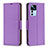 Funda de Cuero Cartera con Soporte Carcasa B06F para Xiaomi Redmi K50 Ultra 5G Morado