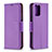 Funda de Cuero Cartera con Soporte Carcasa B06F para Xiaomi Redmi Note 10 4G Morado