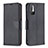 Funda de Cuero Cartera con Soporte Carcasa B06F para Xiaomi Redmi Note 10 5G Negro