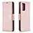 Funda de Cuero Cartera con Soporte Carcasa B06F para Xiaomi Redmi Note 10 Pro 4G Oro Rosa