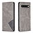 Funda de Cuero Cartera con Soporte Carcasa B07F para Google Pixel 7 5G Gris