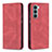 Funda de Cuero Cartera con Soporte Carcasa B07F para Motorola Moto G200 5G Rojo