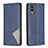 Funda de Cuero Cartera con Soporte Carcasa B07F para Nokia C210 Azul