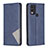 Funda de Cuero Cartera con Soporte Carcasa B07F para Nokia C22 Azul