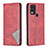 Funda de Cuero Cartera con Soporte Carcasa B07F para Nokia C22 Rojo