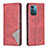 Funda de Cuero Cartera con Soporte Carcasa B07F para Nokia G11 Rojo