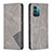 Funda de Cuero Cartera con Soporte Carcasa B07F para Nokia G21 Gris