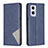 Funda de Cuero Cartera con Soporte Carcasa B07F para OnePlus Nord N20 5G Azul