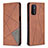 Funda de Cuero Cartera con Soporte Carcasa B07F para OnePlus Nord N200 5G Marron