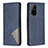 Funda de Cuero Cartera con Soporte Carcasa B07F para Oppo F19 Pro+ Plus 5G Azul