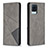 Funda de Cuero Cartera con Soporte Carcasa B07F para Realme 8 Pro Gris