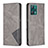 Funda de Cuero Cartera con Soporte Carcasa B07F para Realme 9 5G Gris