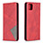 Funda de Cuero Cartera con Soporte Carcasa B07F para Realme C20 Rojo