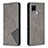 Funda de Cuero Cartera con Soporte Carcasa B07F para Realme C25 Gris