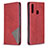 Funda de Cuero Cartera con Soporte Carcasa B07F para Samsung Galaxy A20s Rojo