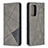 Funda de Cuero Cartera con Soporte Carcasa B07F para Samsung Galaxy A52s 5G Gris