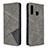 Funda de Cuero Cartera con Soporte Carcasa B07F para Samsung Galaxy A70E Gris