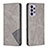 Funda de Cuero Cartera con Soporte Carcasa B07F para Samsung Galaxy A73 5G Gris