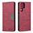 Funda de Cuero Cartera con Soporte Carcasa B07F para Samsung Galaxy S21 Ultra 5G Rojo