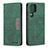 Funda de Cuero Cartera con Soporte Carcasa B07F para Samsung Galaxy S21 Ultra 5G Verde