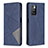 Funda de Cuero Cartera con Soporte Carcasa B07F para Xiaomi Redmi 10 4G Azul