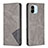 Funda de Cuero Cartera con Soporte Carcasa B07F para Xiaomi Redmi A1 Gris