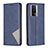 Funda de Cuero Cartera con Soporte Carcasa B07F para Xiaomi Redmi K60 5G Azul