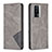 Funda de Cuero Cartera con Soporte Carcasa B07F para Xiaomi Redmi K60 5G Gris