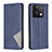 Funda de Cuero Cartera con Soporte Carcasa B07F para Xiaomi Redmi Note 13 5G Azul