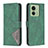 Funda de Cuero Cartera con Soporte Carcasa B08F para Motorola Moto Edge (2023) 5G Verde