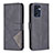 Funda de Cuero Cartera con Soporte Carcasa B08F para OnePlus Nord CE 2 5G Negro