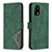 Funda de Cuero Cartera con Soporte Carcasa B08F para Oppo A74 4G Verde