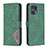 Funda de Cuero Cartera con Soporte Carcasa B08F para Oppo Find X5 Pro 5G Verde