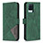 Funda de Cuero Cartera con Soporte Carcasa B08F para Realme 8 4G Verde