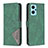 Funda de Cuero Cartera con Soporte Carcasa B08F para Realme 9i 4G Verde