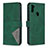 Funda de Cuero Cartera con Soporte Carcasa B08F para Samsung Galaxy A11 Verde