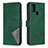 Funda de Cuero Cartera con Soporte Carcasa B08F para Samsung Galaxy A21s Verde