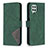 Funda de Cuero Cartera con Soporte Carcasa B08F para Samsung Galaxy A22 4G Verde