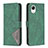 Funda de Cuero Cartera con Soporte Carcasa B08F para Samsung Galaxy A23 5G SC-56C Verde