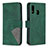 Funda de Cuero Cartera con Soporte Carcasa B08F para Samsung Galaxy A40 Verde