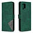 Funda de Cuero Cartera con Soporte Carcasa B08F para Samsung Galaxy A42 5G Verde